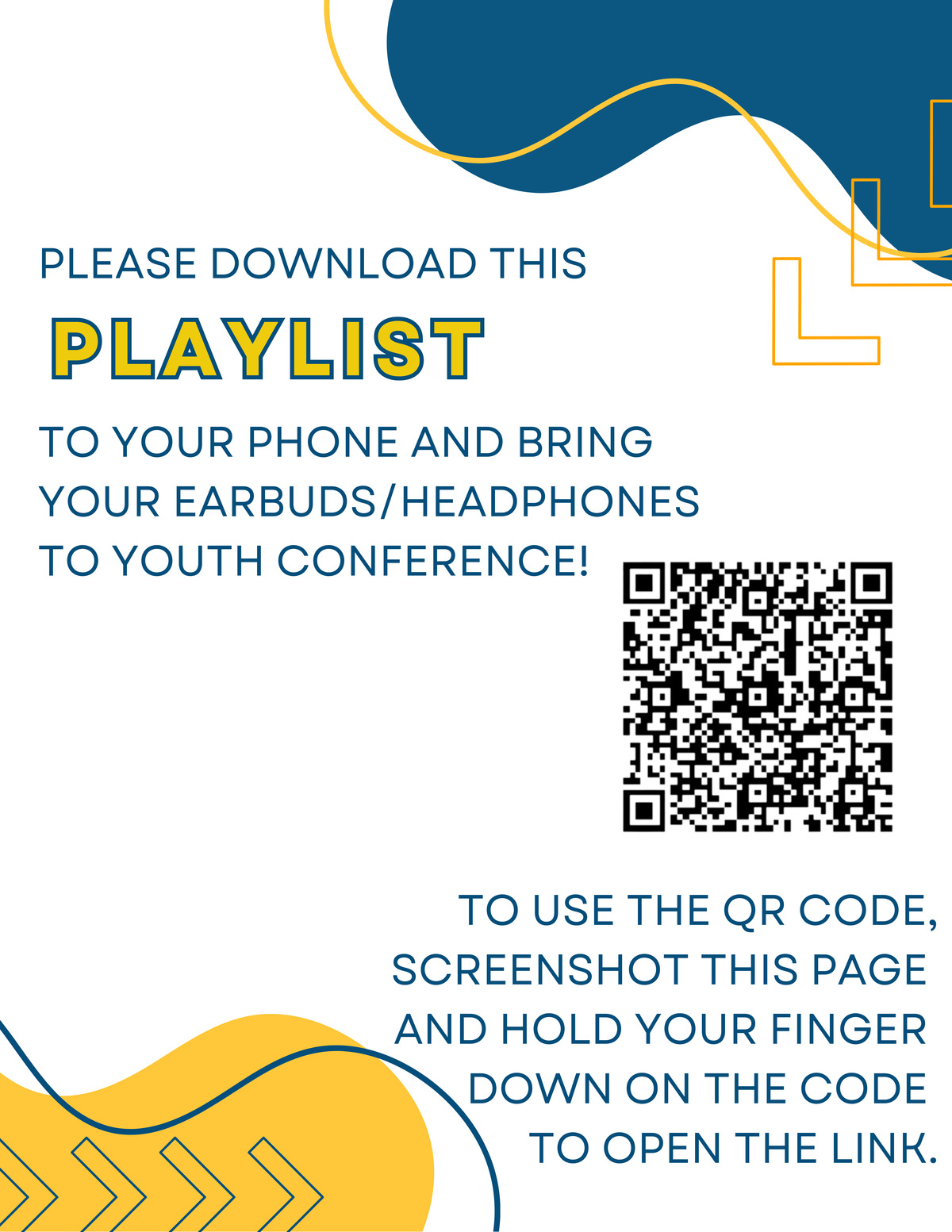 Youth Conference music playlist